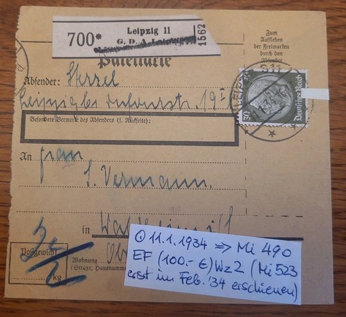 Karte paketkarte 700 - karte,