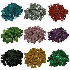 10x10 mm Soft Glas Mosaik Glitter 1x1 Farben 200g Glitzer Glasmosaik ca215St