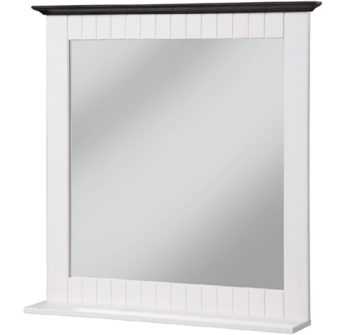 Spiegel aus kiefernholz - aus,