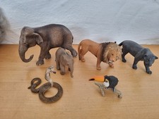 6x Schleich Zoo Tiere Elefant
