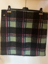 Karierter Woll Rock 42 Street One warm ideal zu Stiefeln