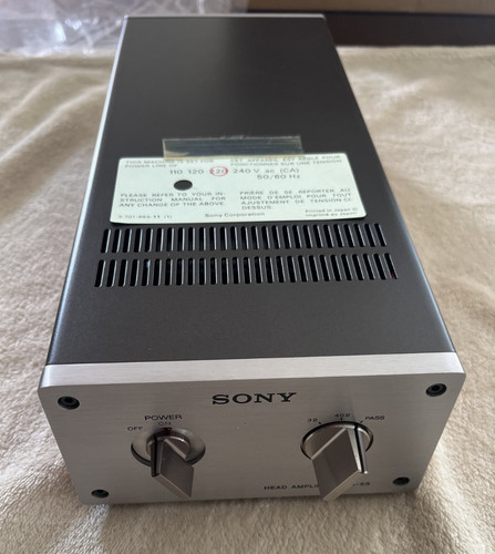Sony head amplifier - sony,