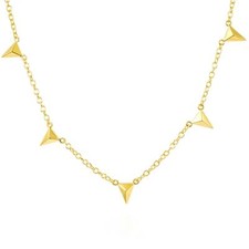 Damen Kette Gold vergoldet 18K