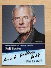 Rolf Becker in Aller Freundschaft Autogrammkarte original signiert #8383