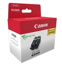 Canon PGI-525PGBK / 4529B017 Tinten Doppelpack schwarz (2 Stück)