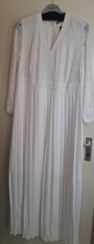 Traumhaftes weißes kleid mit - traumhaftes,