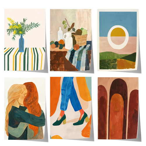 Abstrakte blumen poster - blumen,