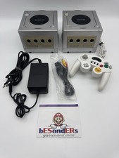 Nintendo - Gamecube - 2x Konsole Silber  + Controller & Kabel