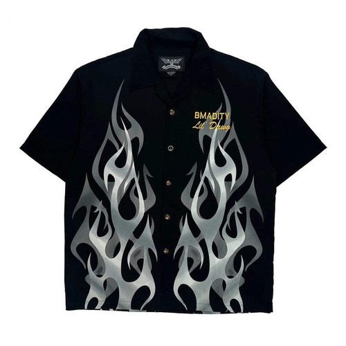 Flame design chrome eagle - flame,
