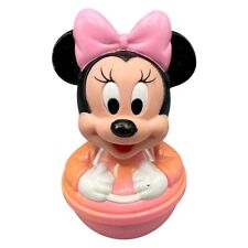 Disney Minnie Mouse Stehauffigur Maus 11cm Rosa Wipptier Weeble Wabble Roly Alt