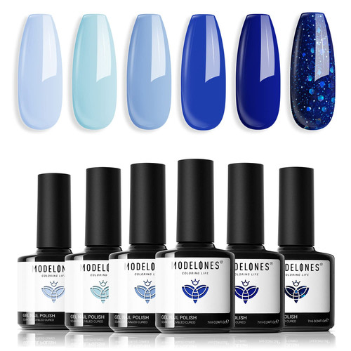 Modelones nagellack blau - modelones,