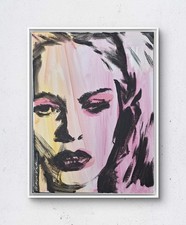 Moderne kunst portrait frau - moderne,