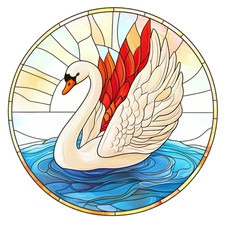 XXL 30X30 car sticker bird