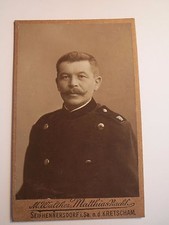 Seifhennersdorf i. Sa. n. d. Kretscham - Soldat ? Beamter ? in Uniform / CDV