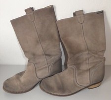 Jonny’s Stiefel_39_Cowboystiefel_Wildleder_Kreppsohle_taupe-schlamm_Maas Naturwa