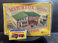 Matchbox G-10 "Fire Station Set" Gift-Set 1964+ Feuerwehr Fahrzeug No 29