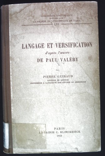 Langage versification - langage,