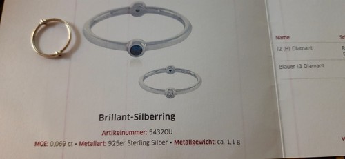 Brilliant silberring silber - brilliant,