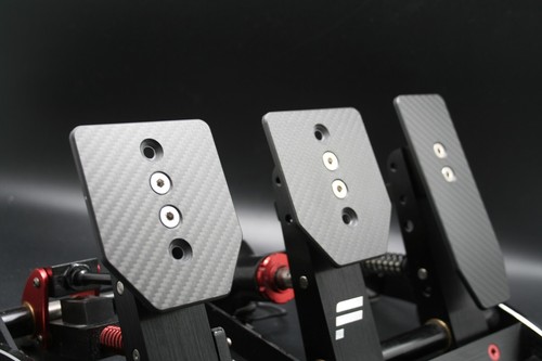 Twill carbon pedalplatten - carbon,