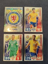 Match Attax Bundesliga 15/16 Eintracht Braunschweig Team Set 4 Karten 2015/2016
