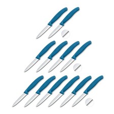 2/4/6er Gemüsemesser Obstmesser Küchenmesser Victorinox Messer Wellenschliff bl