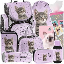 Katze Cat  Schulranzen Set