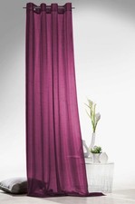 Vorhang Klara beere 140x245 cm Ösen Schal Fertiggardine Ösenschal Wildseide uni