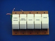 Platine 5 Registerschalter aus