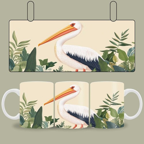 Kaffeetasse pelikan tropisch - pelikan,