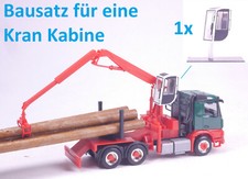 1:87 EM106 Bausatz für eine Kran Kabine z.B für Holz Hängerzüge f Eigenbau Umbau