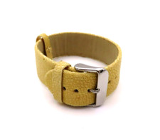 Elegantes Armband aus Rochenleder Vintage Yellow Genuine Stingray Bracelet *F