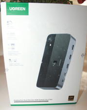 UGREEN Display Port Dual Monitor KVM Switch 2 in 2 Out