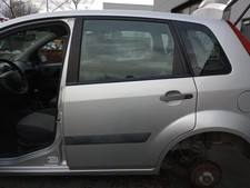 Ford Fiesta Mk6 original Tür hinten links Fond Polarsilber 5trg Bj 2006