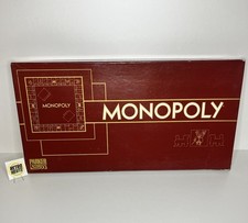 Parker Monopoly Luxusausgabe DM-Version Vollständig Vintage Alt Rote Ausgabe