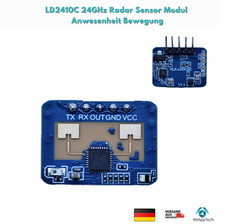 LD2410C 24GHz Radar Sensor Modul Anwesenheit Bewegung Arduino Smart Home