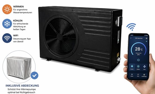 Wärmepumpe black wifi - black,