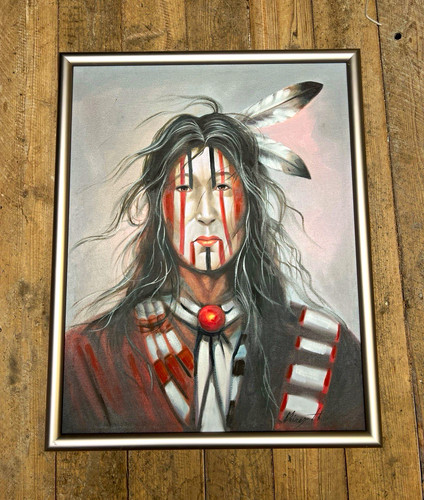 Original gemälde indianer - gemälde,