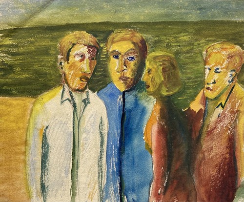 Naiver expressionist figuren - naiver,