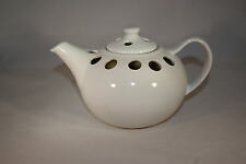 Ofen Verdampfer Luftbefeuchter Teekanne weiss glänzend