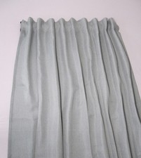 Verdunklungsvorhang GALDIN 140x245 cm Ösen Schlaufen-Schal grau mit Struktur NEU