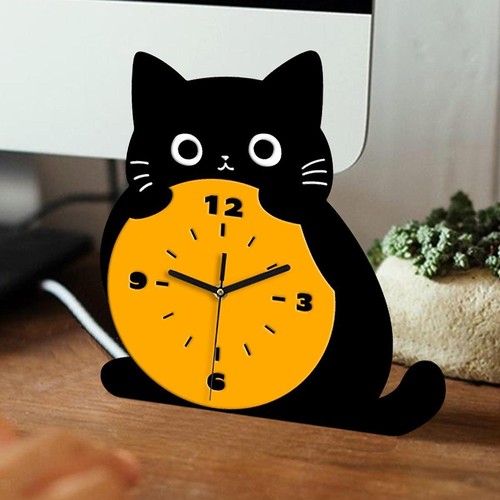 Tischuhr mit katzenmotiv - mit, –