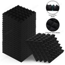 24-120Stück Raum Akustik Schall Dämmung Schaumstoff Schallschutz Innenwand Decke