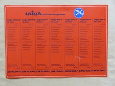 Eriba Wohnwagen Caravan Taiga deLuxe - Preisliste - Prospekt Brochure 08.1976