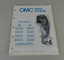 Teilekatalog Johnson Evinrude Außenborder / Outboards V-6 Models Stand 1993