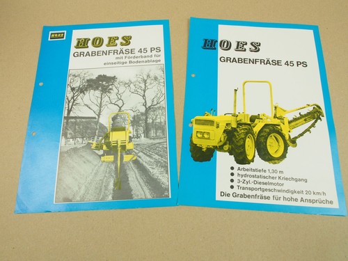 Prospekte hoes grabenfräse - 2,