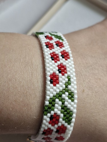 Perlenarmband handarbeit - perlenarmband,