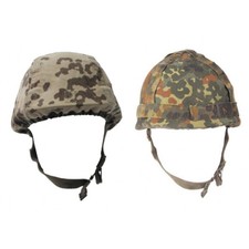 Original Bundeswehr Helmüberzug BW Stahlhelm Gefechtshelm Helm Tropen-/Flecktarn