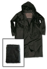 Regenmantel PES/PVC schwarz, Nässeschutz, Regenschutz, Poncho      -NEU-