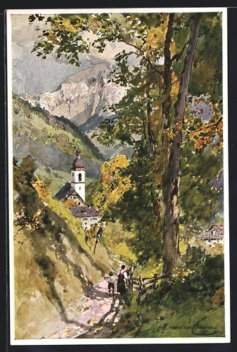 Künstler edward harrison - künstler-ak,
