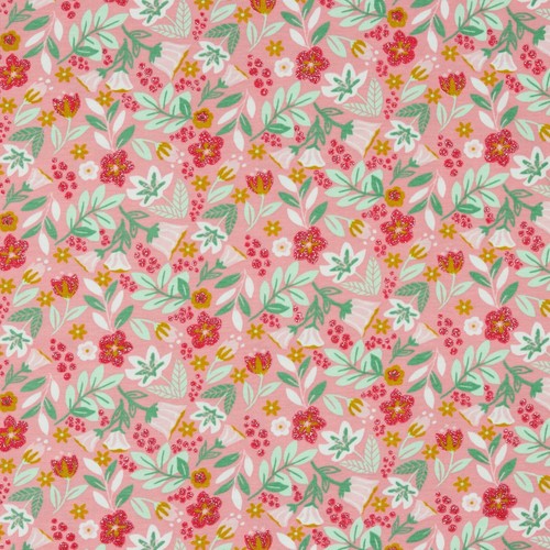 Jerseystoff glitzerblumen - jerseystoff,